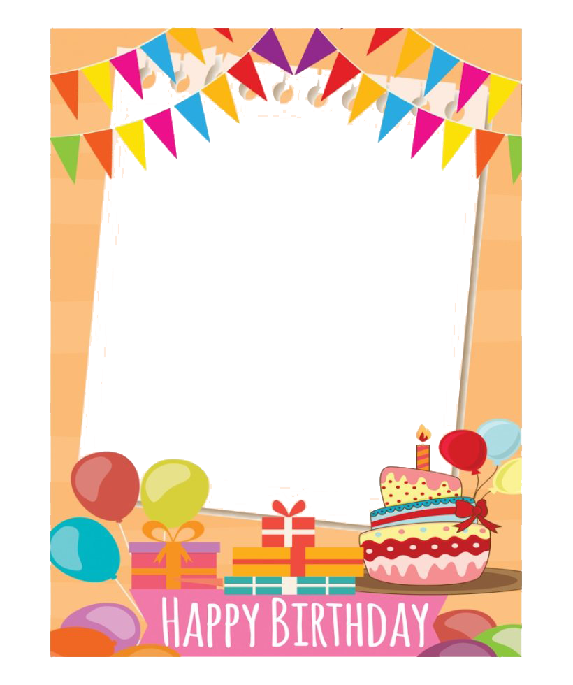 Frame Birthday Happy Free Transparent Image HQ PNG Image