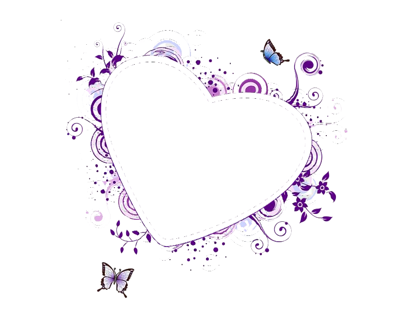 Cute Frame Heart HD Image Free PNG Image