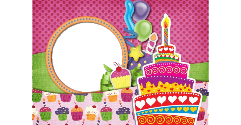 Picture Frame Birthday Happy Free Download PNG HD PNG Image
