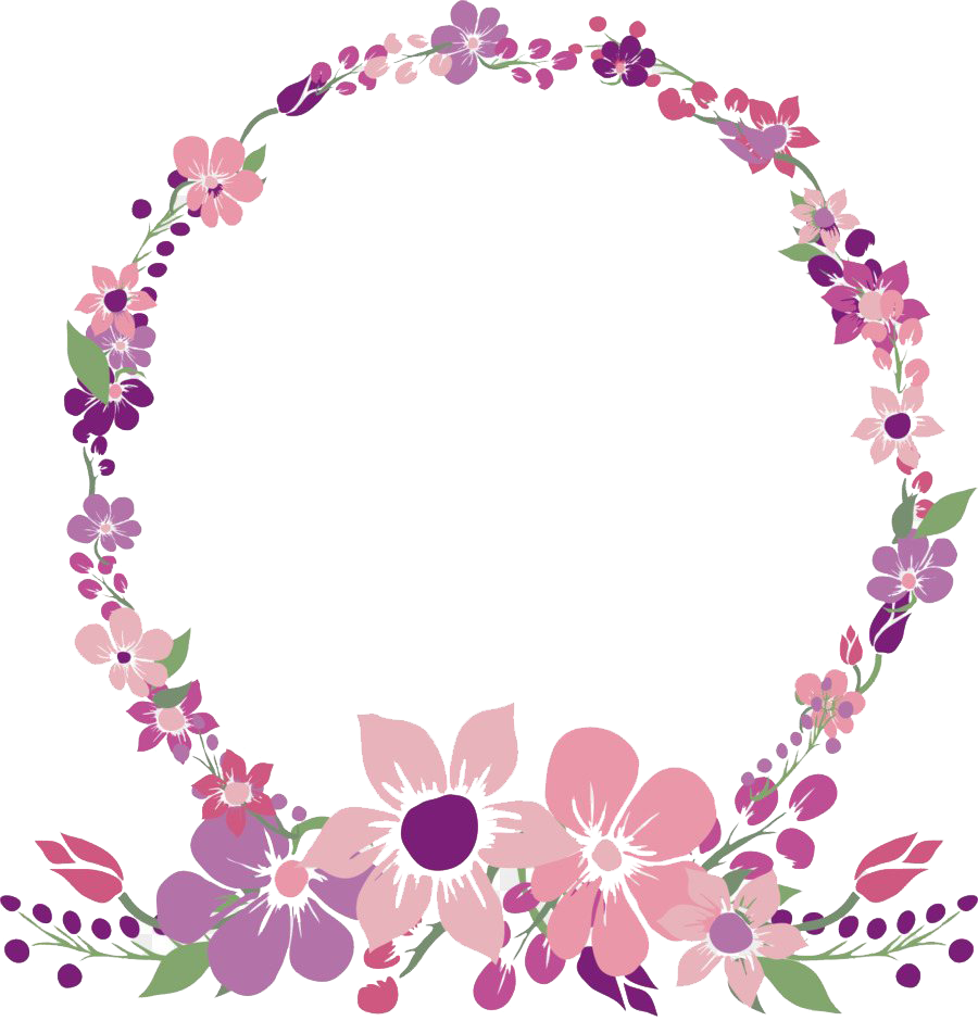 Poppy Frame Flower Round HQ Image Free PNG Image