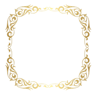Golden Frame Border Rectangle Photos
