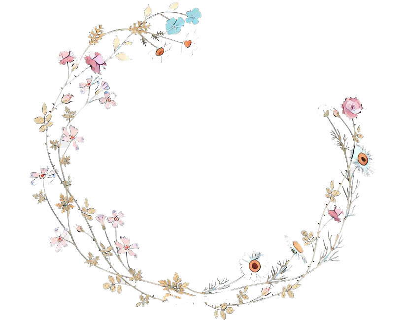 Floral Vintage Frame HQ Image Free PNG Image