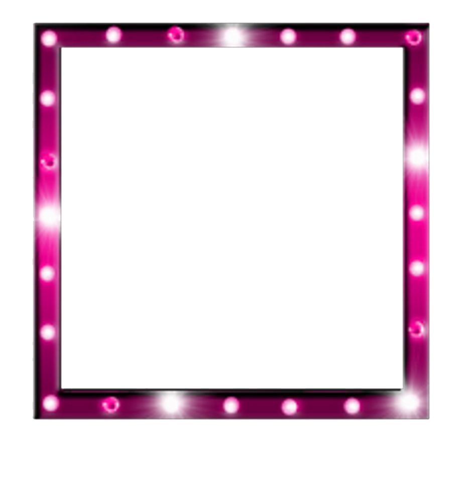 Pink Frame Square Free Transparent Image HQ PNG Image
