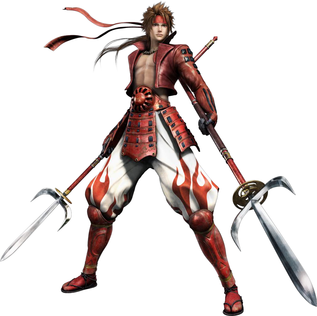 Lance Playstation Devil Basara Warrior Samurai Sengoku PNG Image