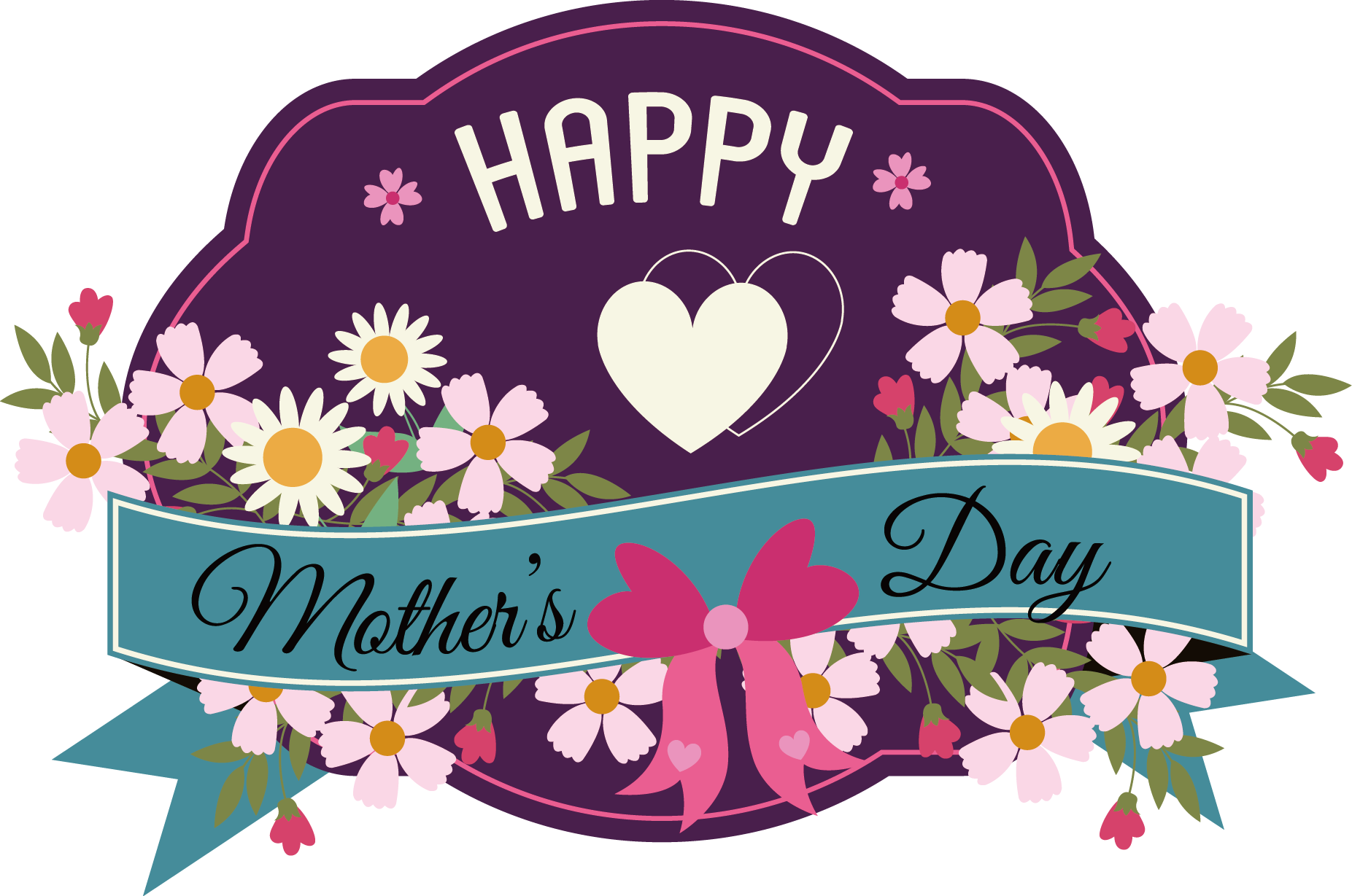 Heart Flower Father Day Mother Download Free Image PNG Image