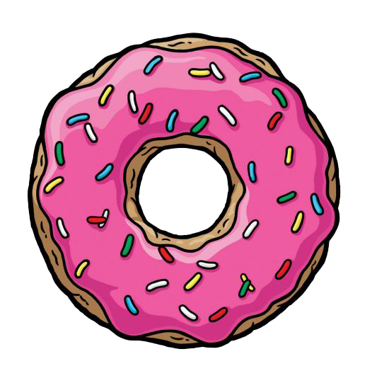 Pink Coffee Donuts Doughnuts Product Bakery PNG Image