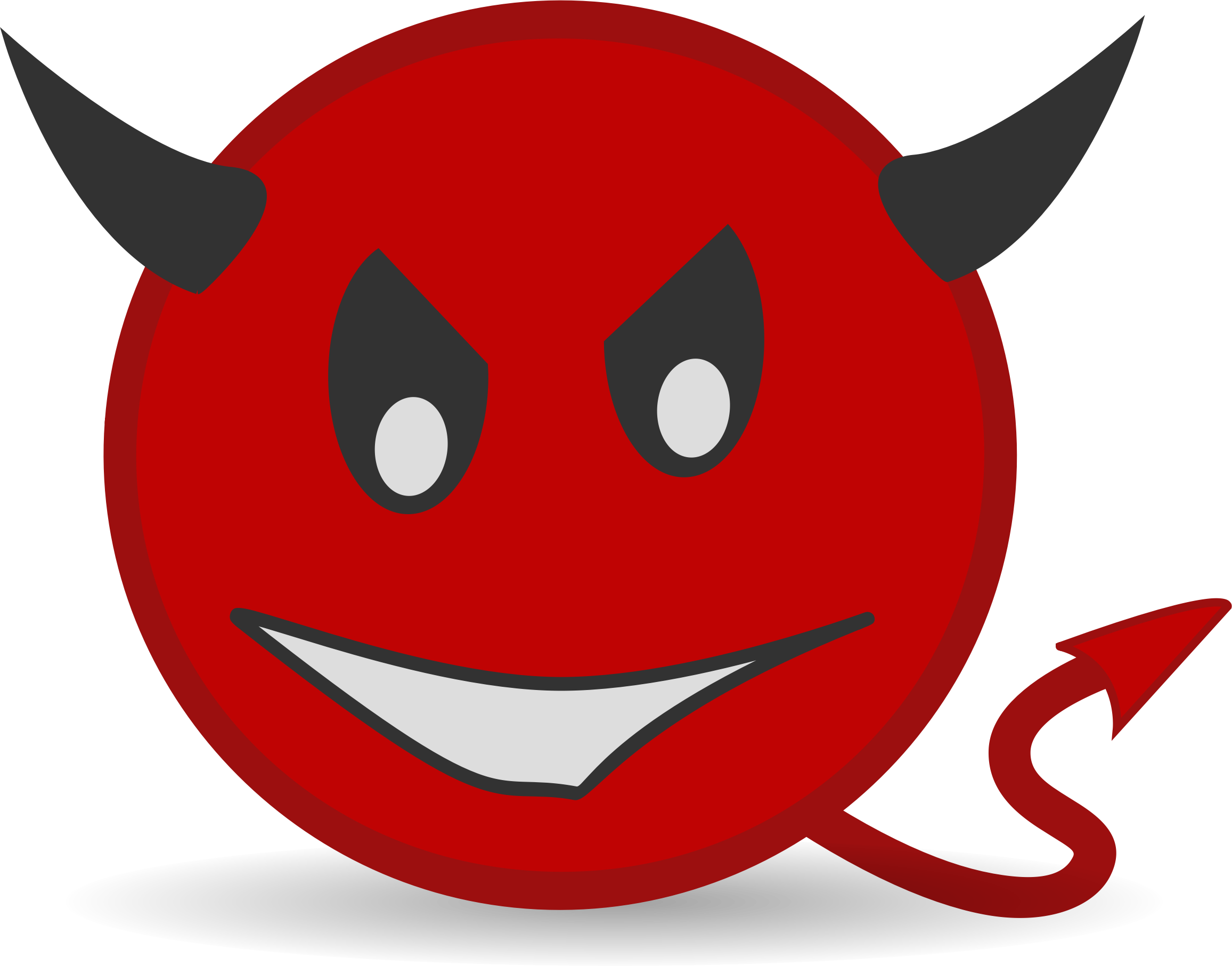 Devil Face Transparent Background PNG Image