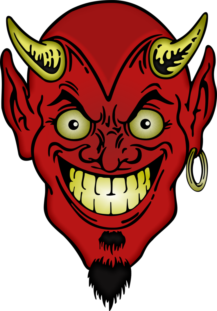Devil Face Image PNG Image