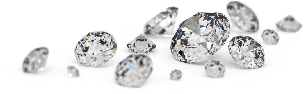 Transparent Loose Diamonds PNG Image