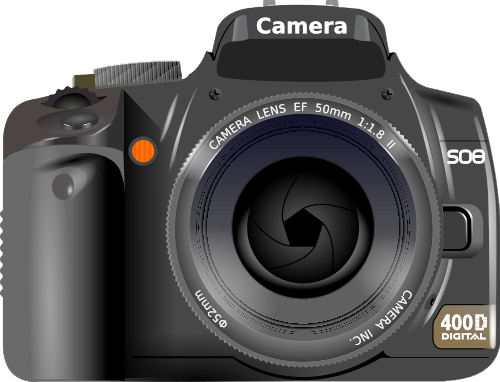 Digital Slr Camera Transparent Background PNG Image