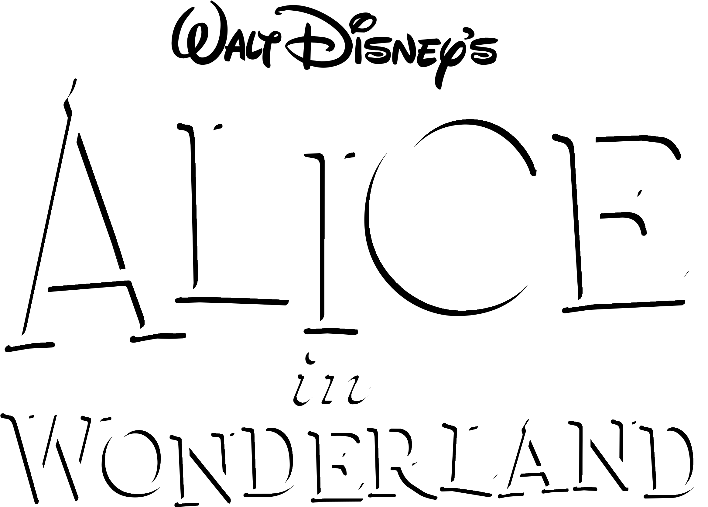 Wonderland Logo Alice Photos In PNG Image