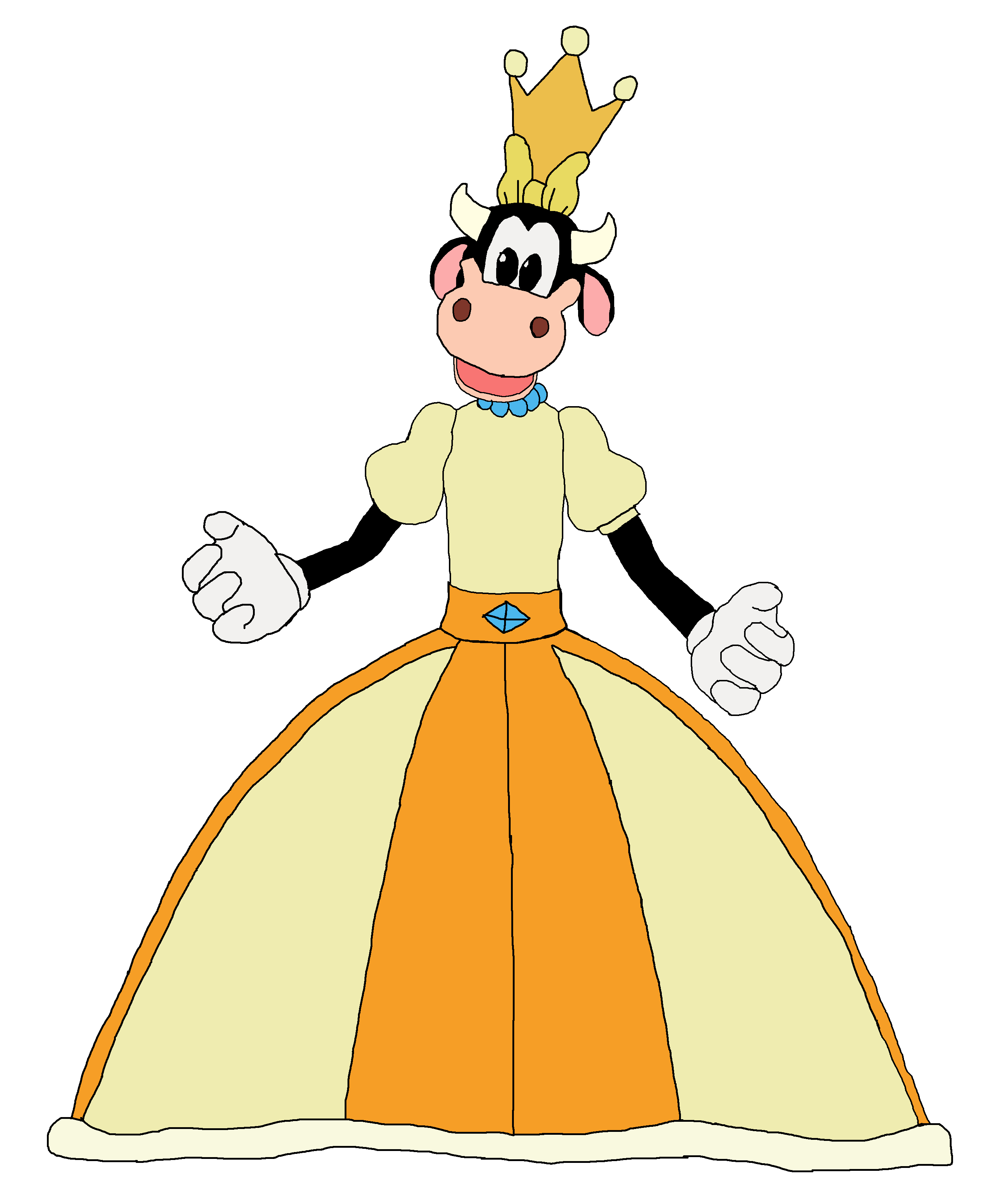 Clarabelle Cow Hd PNG Image