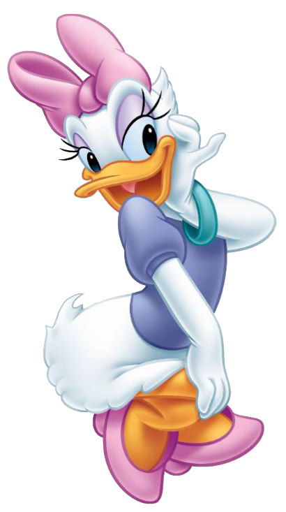 Daisy Duck Free Clipart HD PNG Image