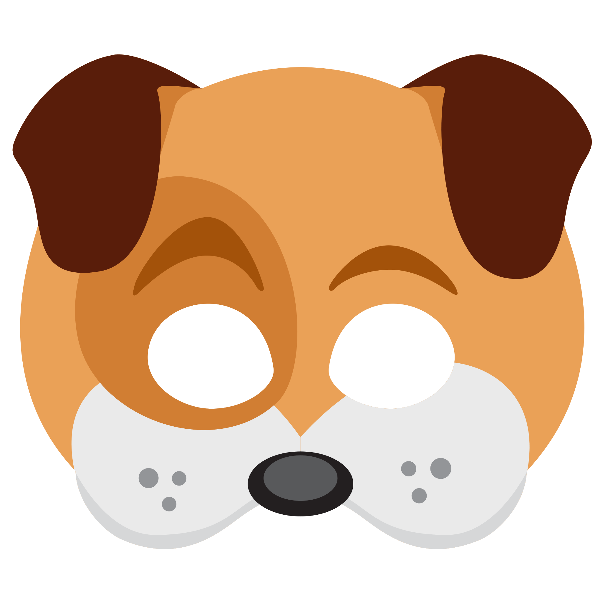 Vector Dog Face PNG Image High Quality PNG Image
