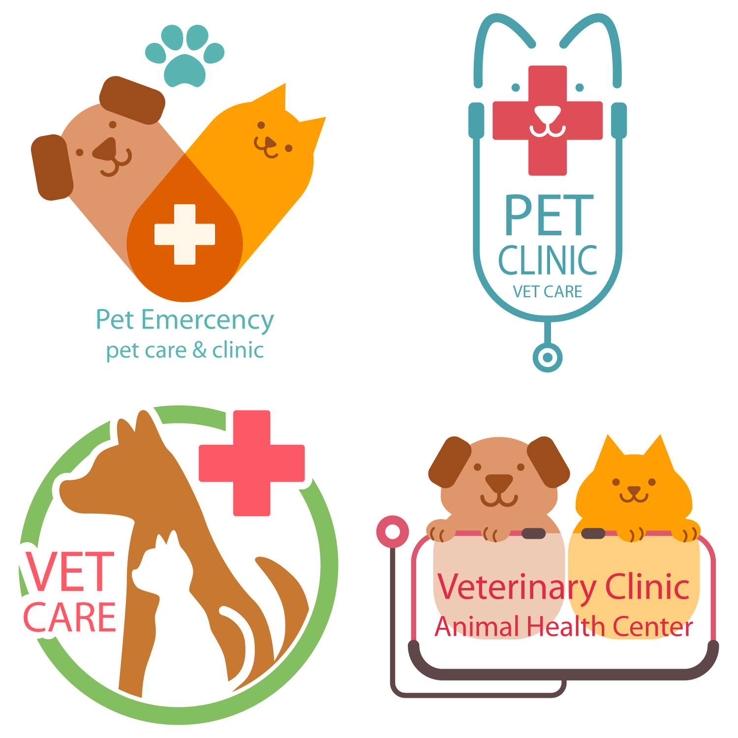 Pet Veterinary Dog Cat Clinic Vector Veterinarian PNG Image