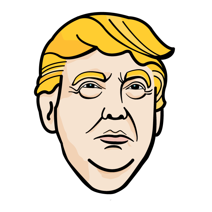 Trump Face Donald Ghostbusters Facial Expression Drawing PNG Image