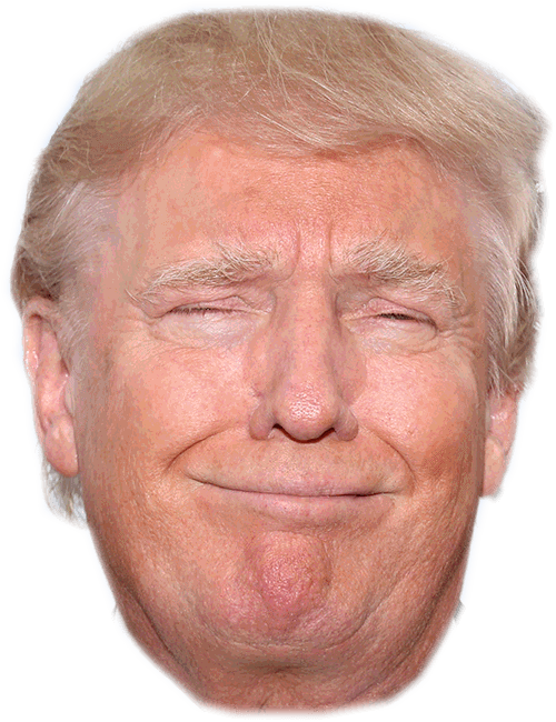 United Trump Cheek Face States Donald Party PNG Image