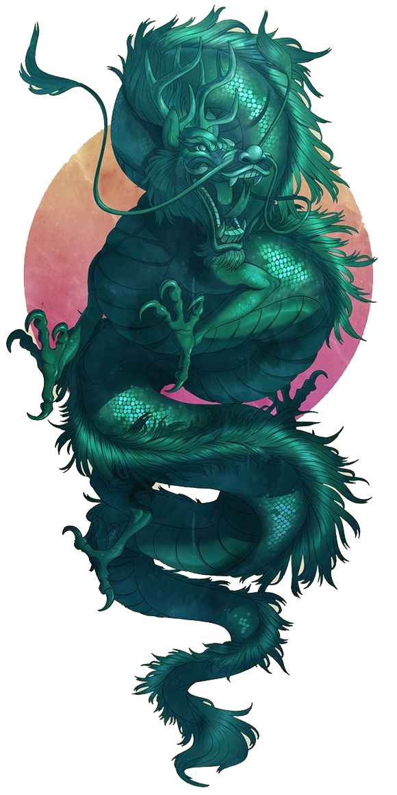 Pattern Jade Green Illustration Dragon Free HQ Image PNG Image
