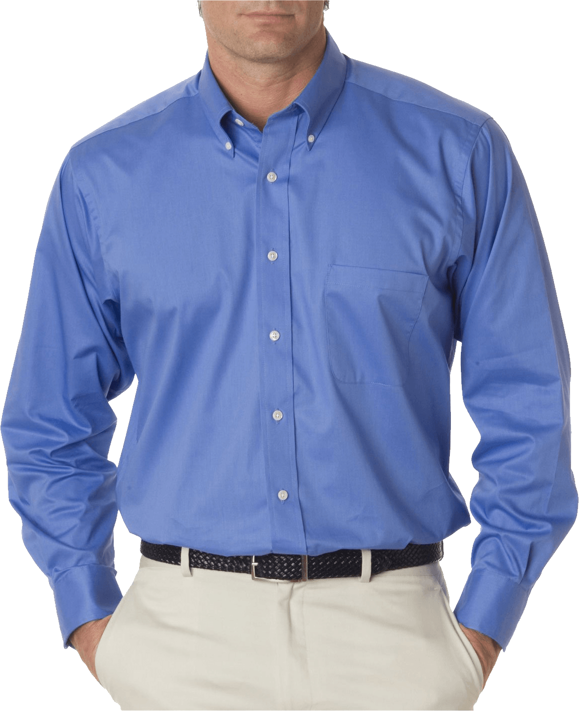 Blue Dress Shirt Png Image Transparent PNG Image