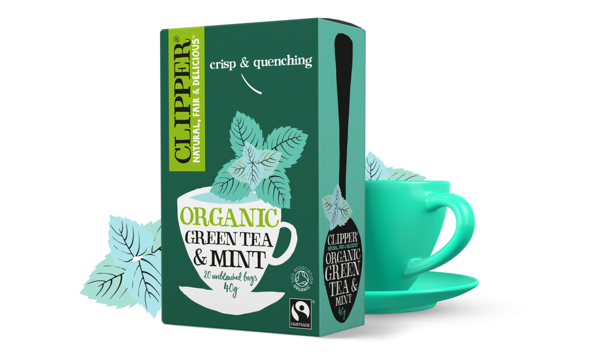 Organic Mint Green Tea HD Image Free PNG Image