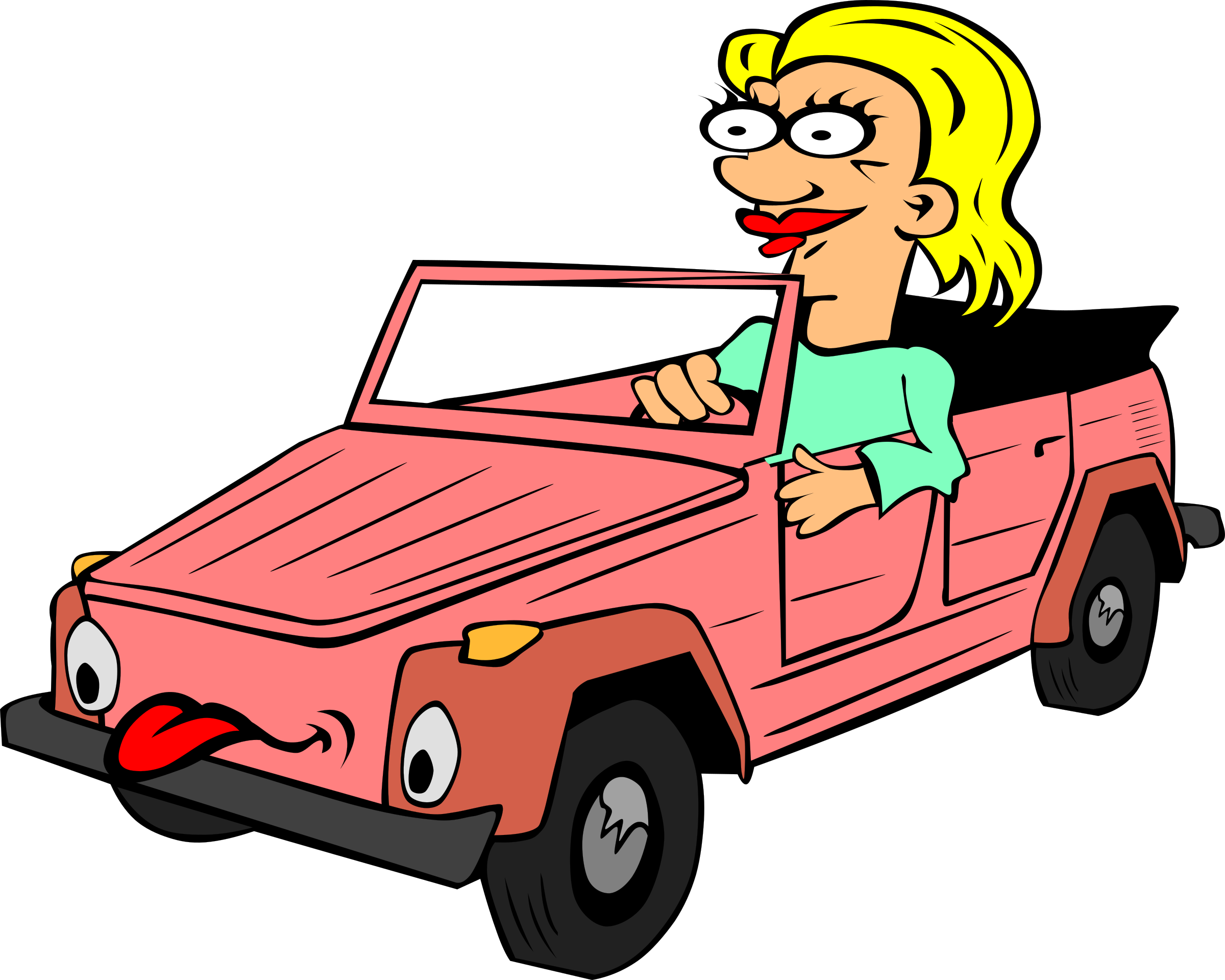 Driving Clipart PNG Image