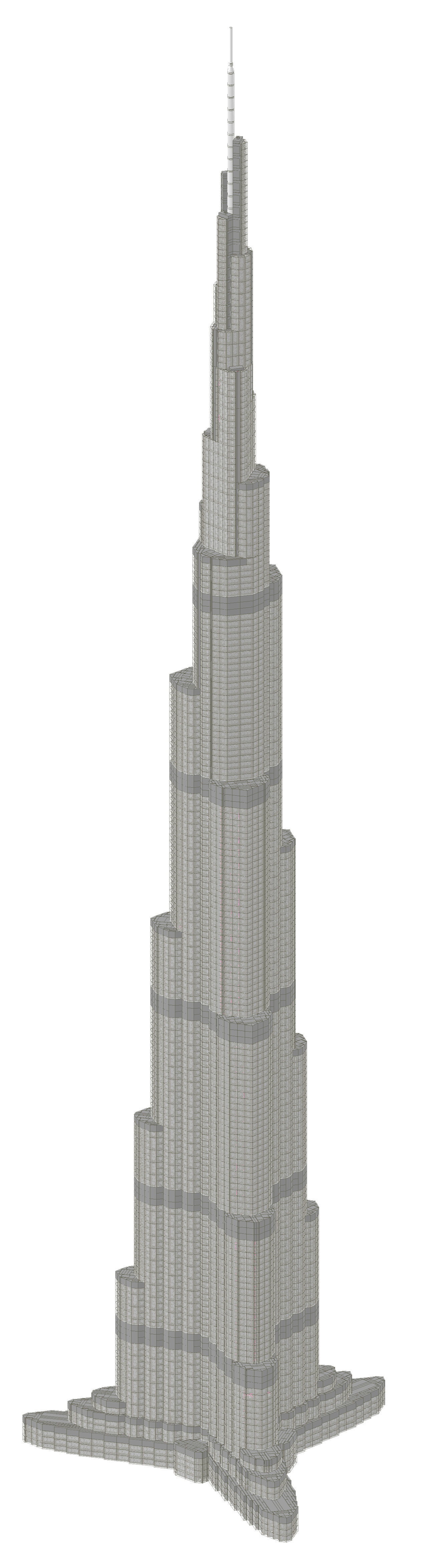 Burj Khalifa Transparent Background PNG Image