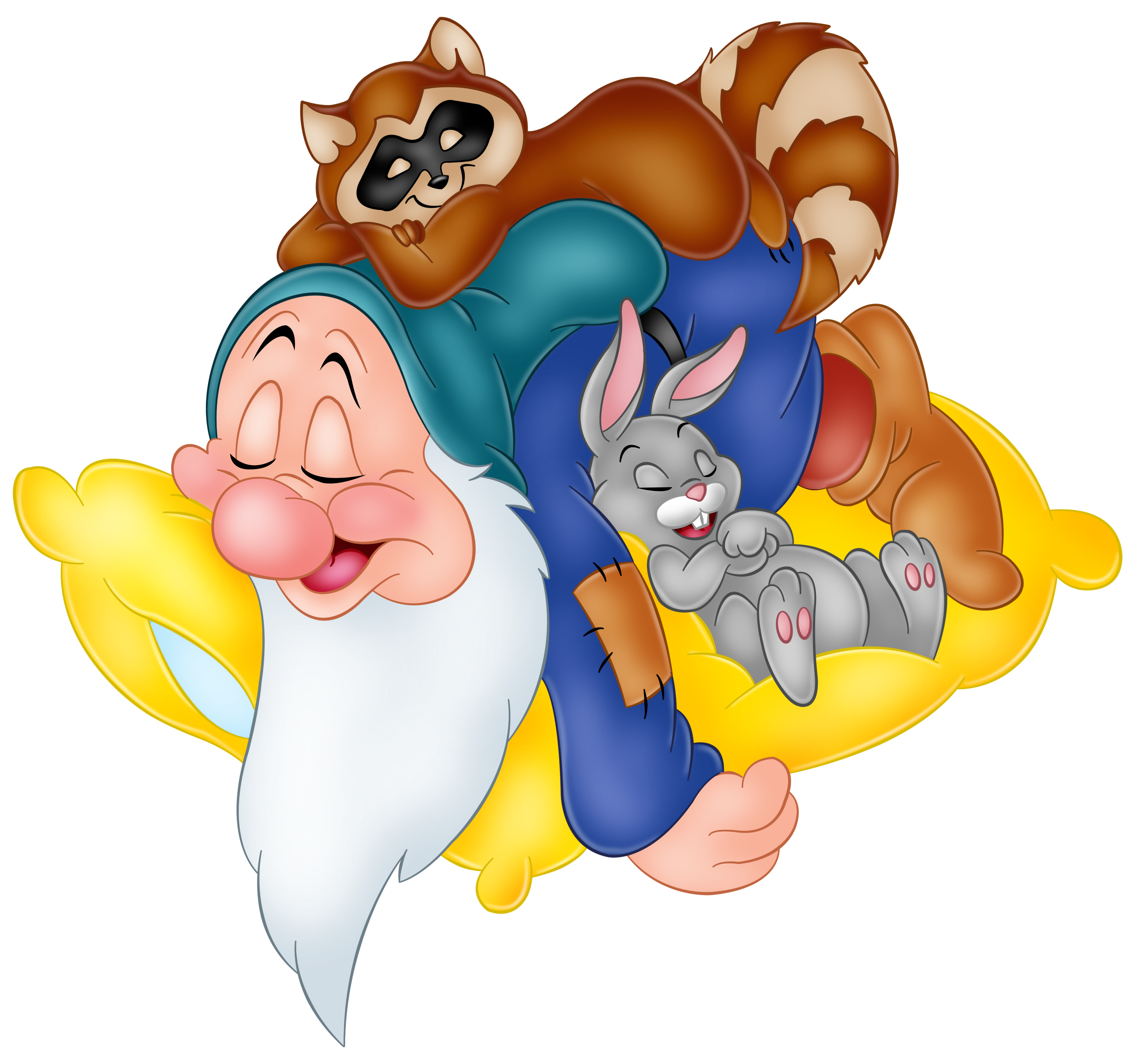 Sneezy Seven Dwarf Sleepy Snow Sleeping Dwarfs PNG Image