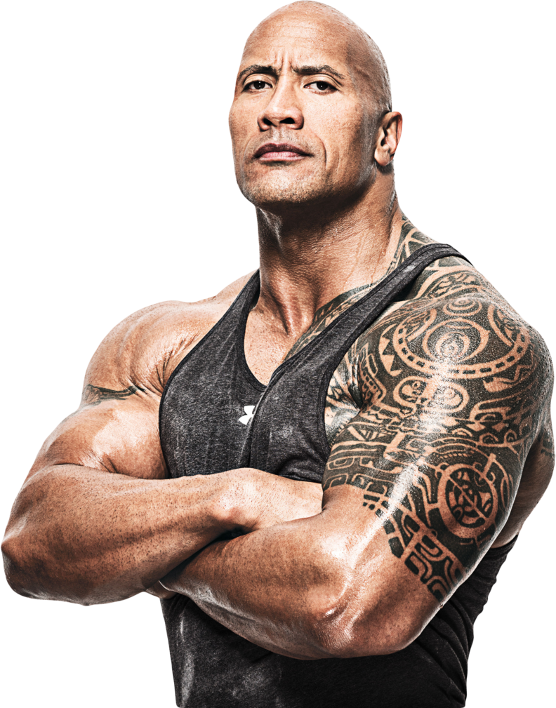 Body Dwayne Johnson Free Photo PNG Image