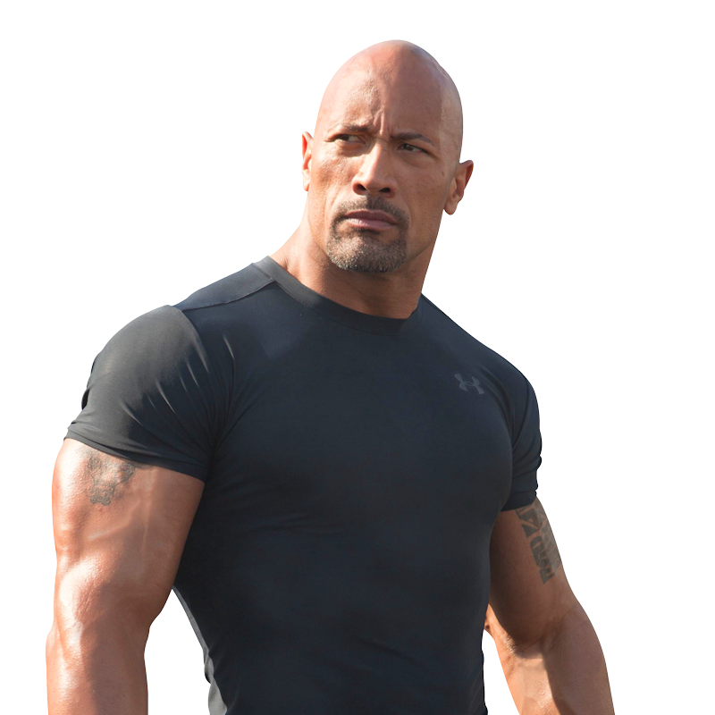 Body Dwayne Johnson Free Clipart HQ PNG Image