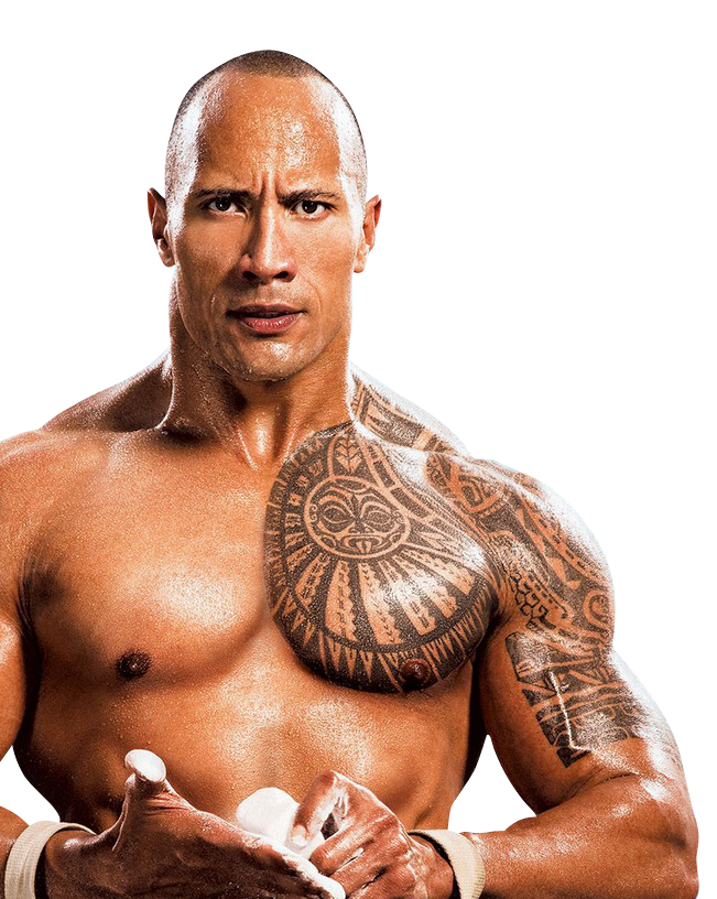 Body Pic Dwayne Johnson Free HQ Image PNG Image