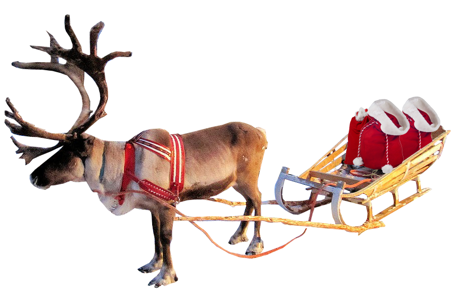 Santa Sleigh Download HQ PNG PNG Image