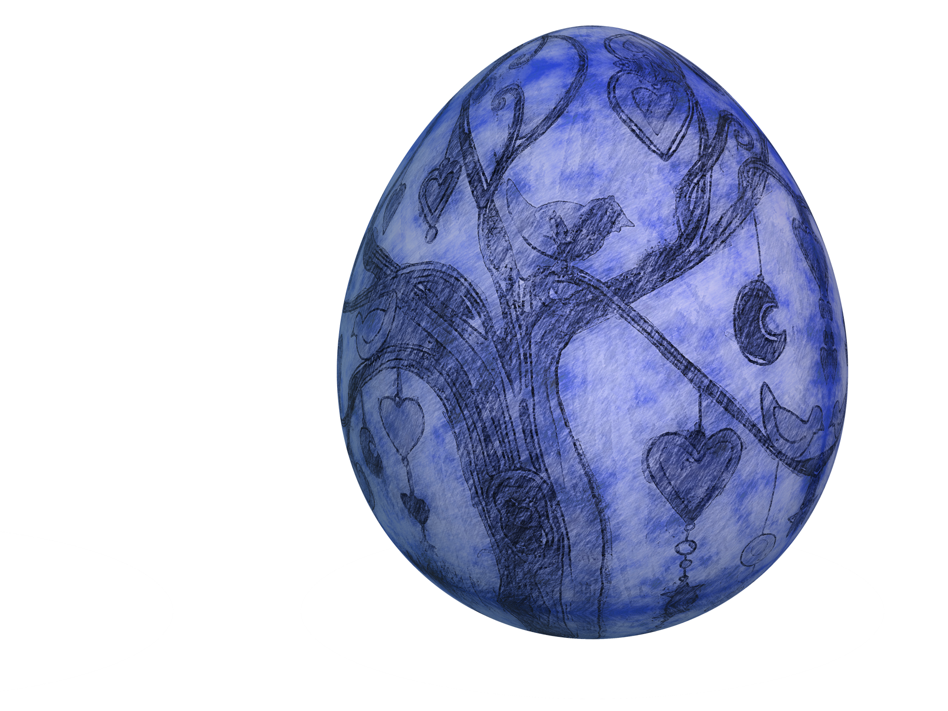 Blue Egg Easter Free Transparent Image HD PNG Image