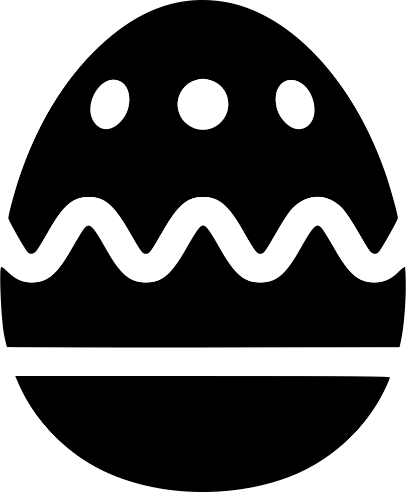 Decorative Easter Black Egg Free Transparent Image HD PNG Image