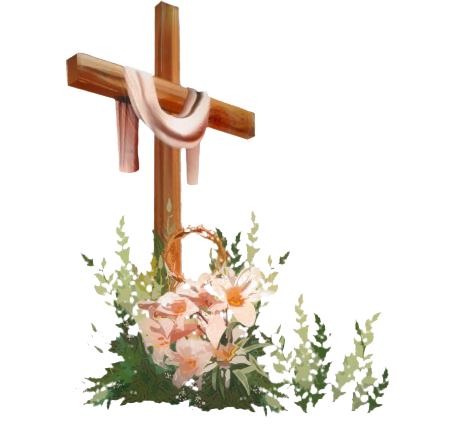 Christian Easter Cross Free HD Image PNG Image