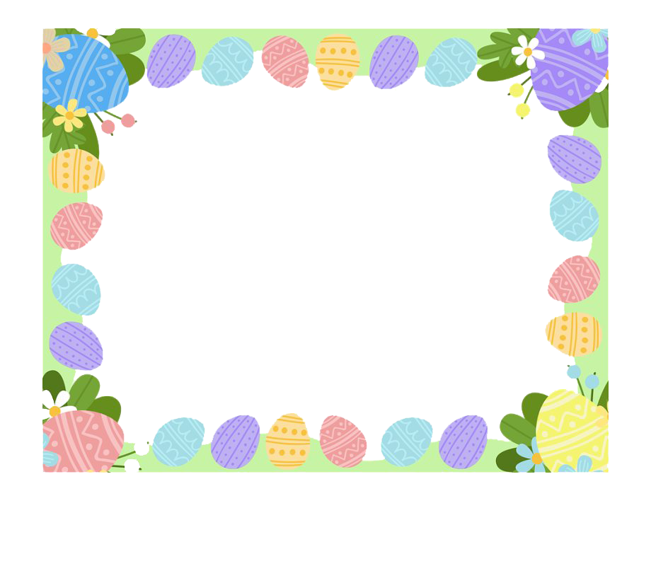 Border Eggs Easter Download Free Image PNG Image