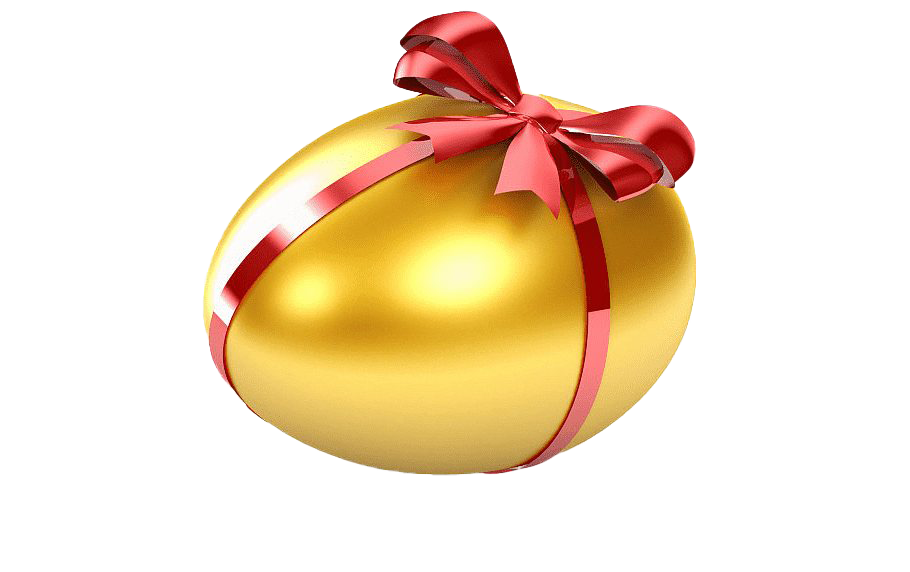 Egg Easter Gold Free Transparent Image HD PNG Image