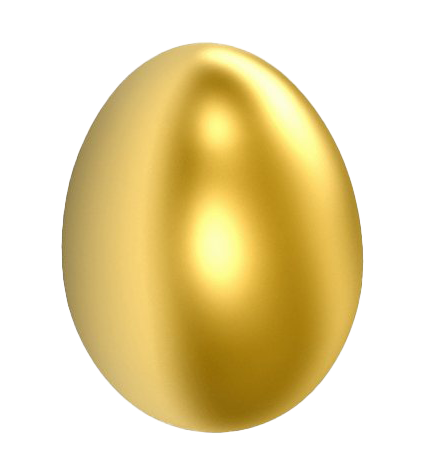 Egg Easter Gold Free PNG HQ PNG Image