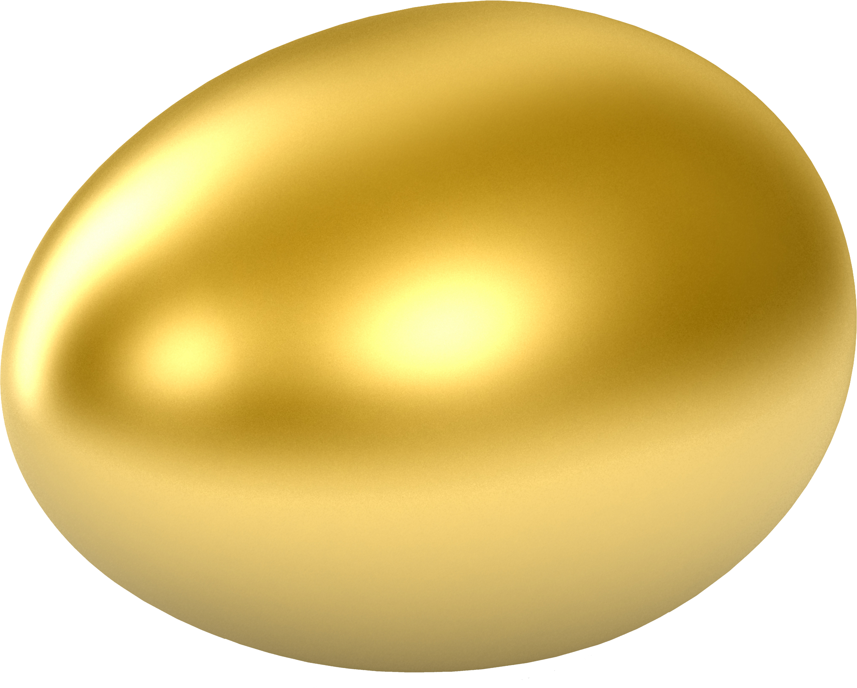 Egg Easter Gold Free Transparent Image HQ PNG Image