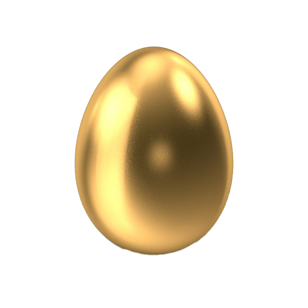 Golden Easter Egg PNG Image High Quality PNG Image