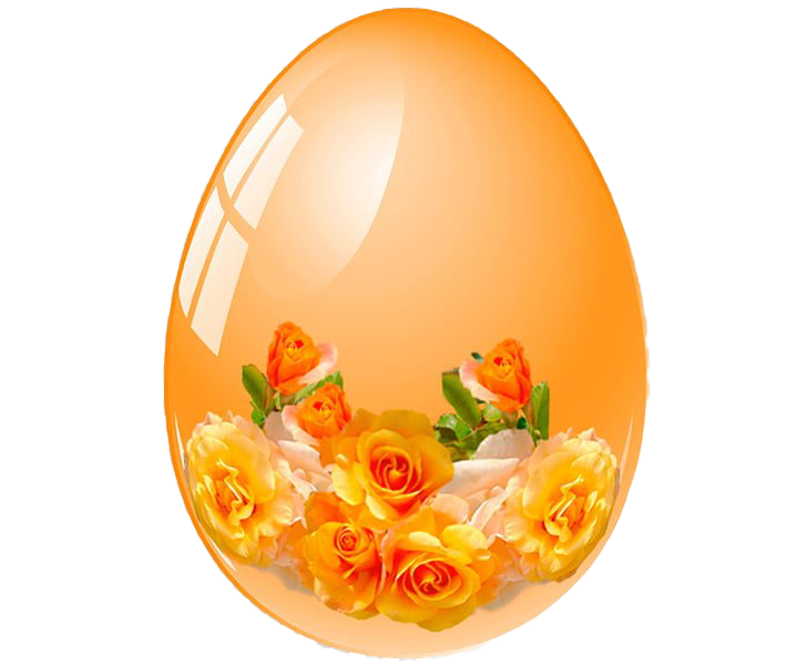 Orange Egg Easter HD Image Free PNG Image