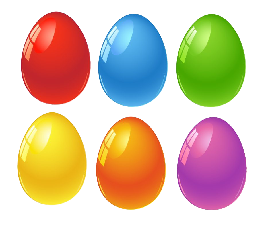 Plain Easter Egg Colorful HD Image Free PNG Image