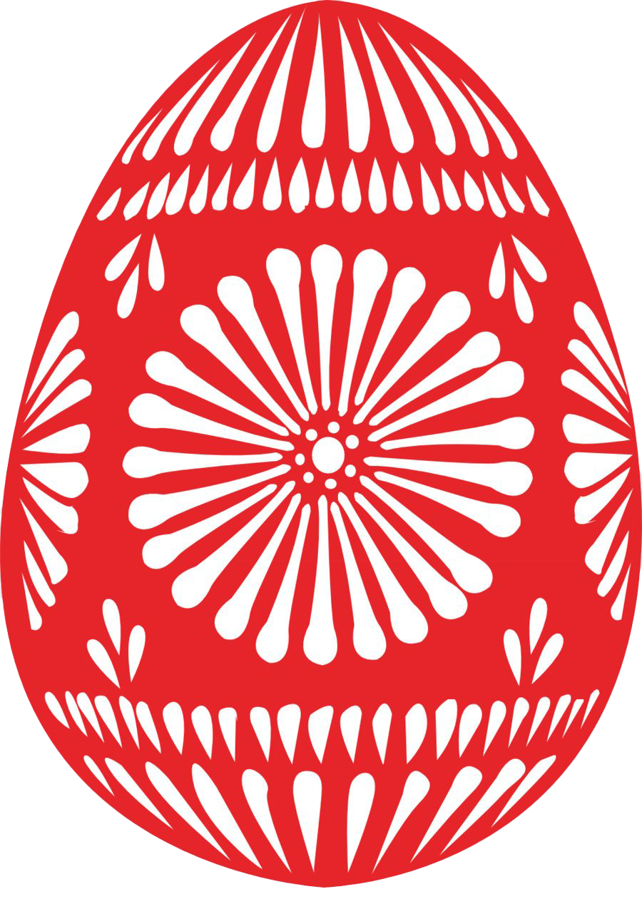 Egg Easter Red Picture Free Clipart HD PNG Image