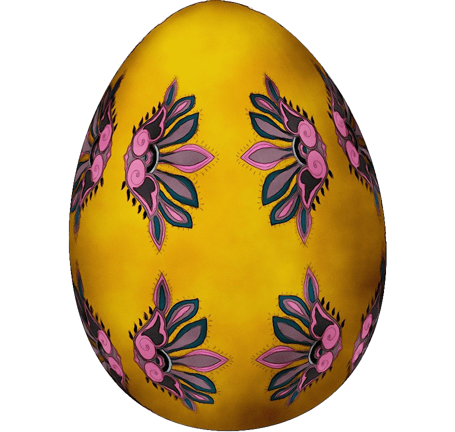 Egg Easter Yellow PNG Download Free PNG Image