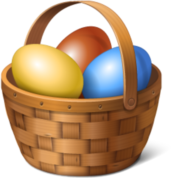 Basket Egg Vector Easter PNG Download Free PNG Image