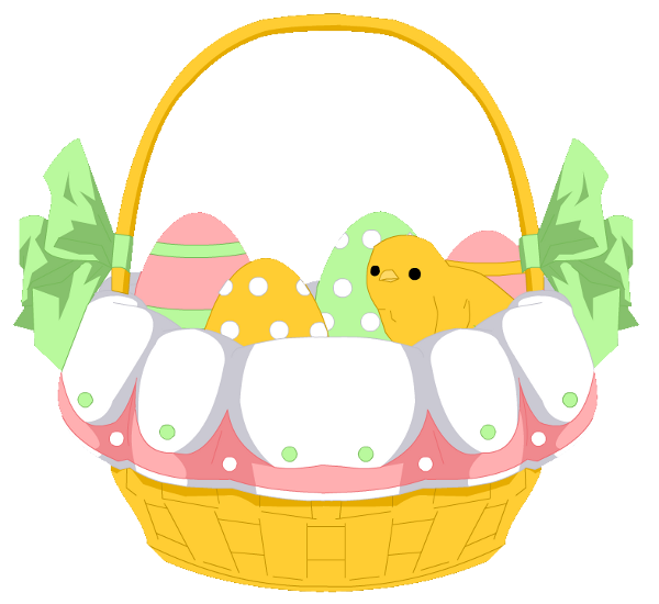 Basket Egg Vector Easter Download HQ PNG Image