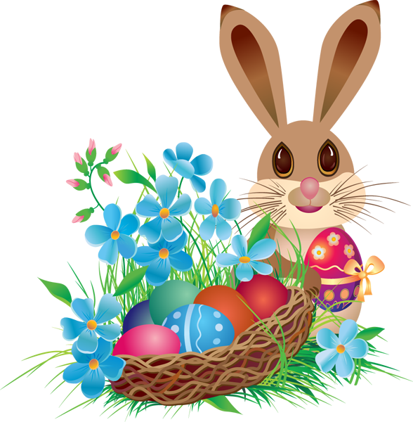 Basket Egg Vector Easter Free Photo PNG Image