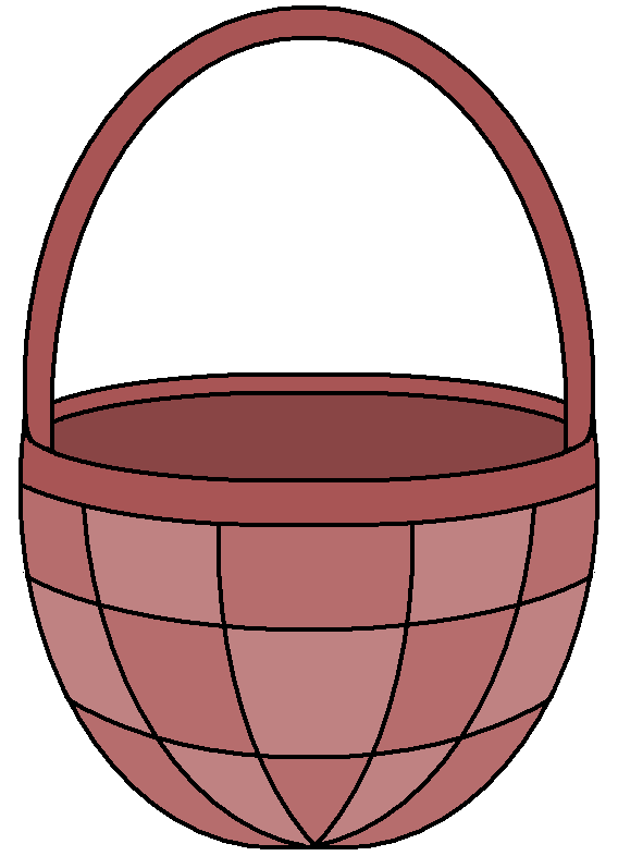 Empty Easter Basket Image PNG Image