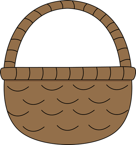 Empty Easter Basket File PNG Image
