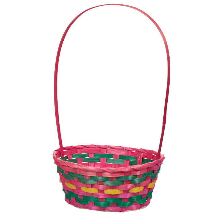 Empty Easter Basket Transparent Background PNG Image