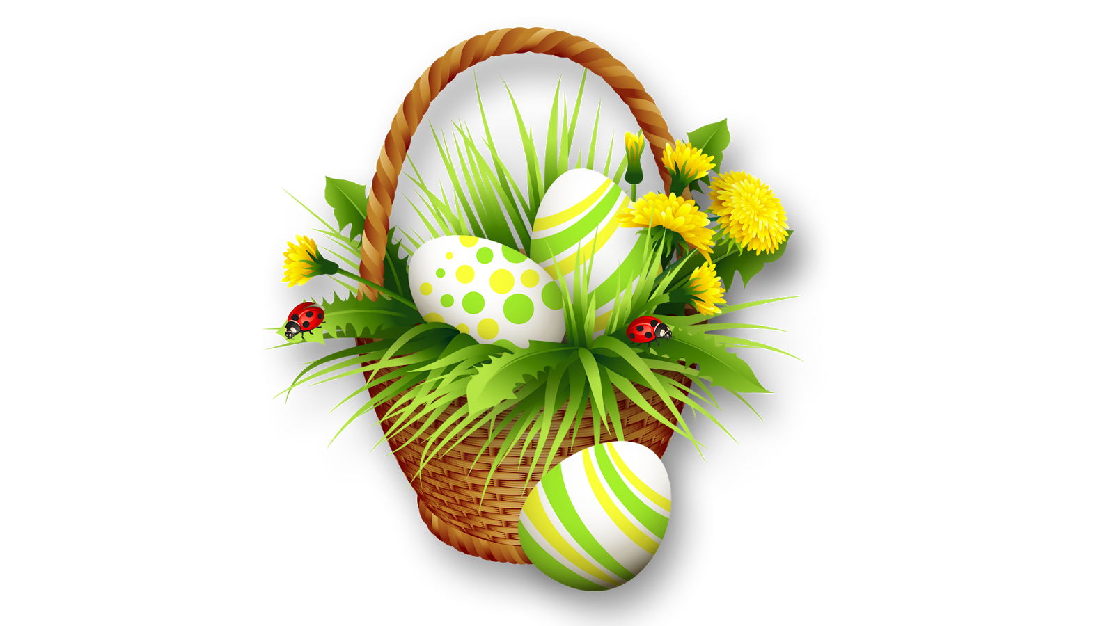 Easter Basket Bunny Png Clipart PNG Image